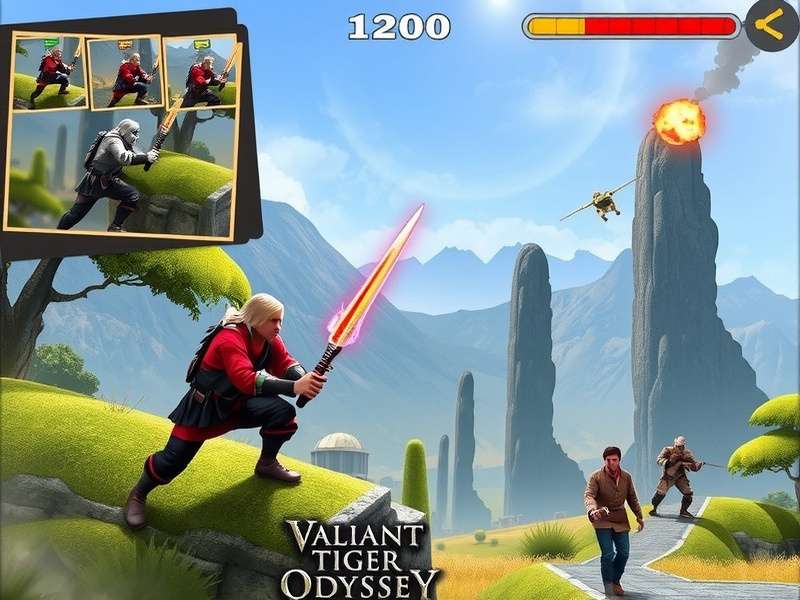 Valiant Tiger Odyssey gameplay screenshot